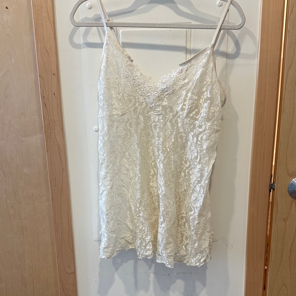 Cinema Etoile Cream Lace Nightie